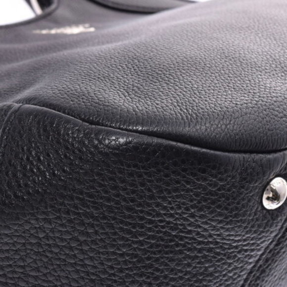 Prada black leather shoulder bag - Picture 6 of 12